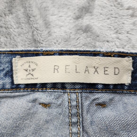 Vintage Arizona Jeans Mens 36X36 Blue Relaxed Fit Distressed Straight Leg Casual - Picture 8 of 15